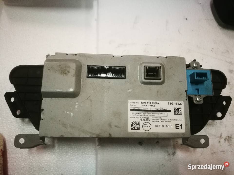 LCD wyświetlacz ekran Honda CRV IV T1GE120 1215 Biłgoraj