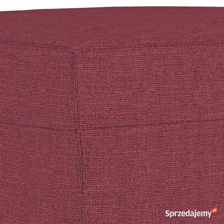 3osobowa sofa z podnóżkiem winna czerwień 180 Sofy i kanapy Warszawa