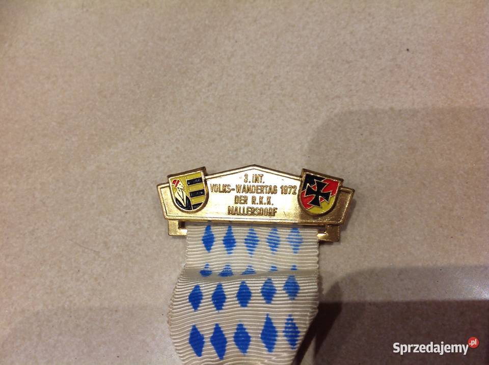 Stary Medal Odznaczenie niemcy 1972 Pozostałe Nowa Sól