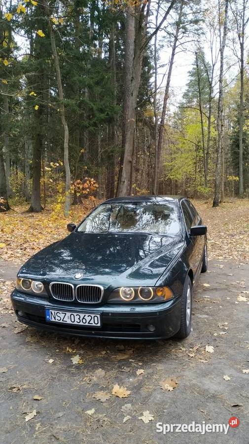 BMW E39 lift 520d beżowa skóra zamiana zielony Olsztyn