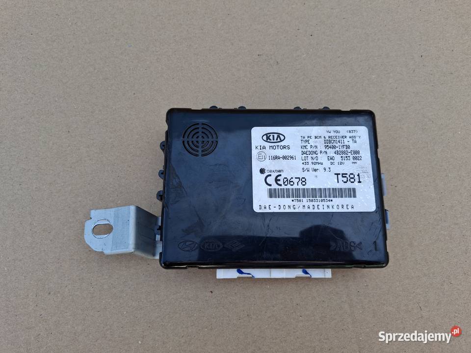KIA PICANTO II MODUŁ STEROWNIK BCM KOMFORTU Bieleń