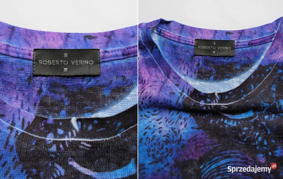 Roberto Verino tshirt damski print grafika XS Lublin