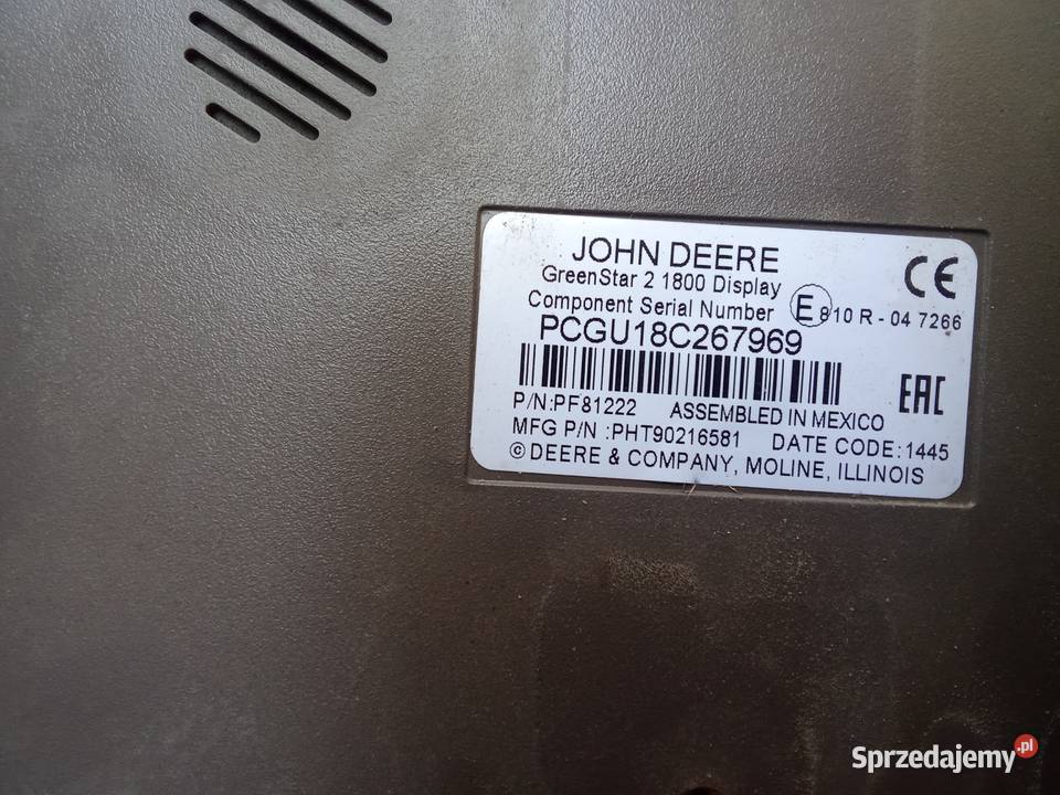 Sprzedam dwie kompletne nawigacje Johe Deere Rossocha