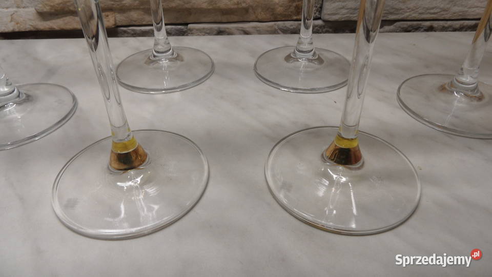 Wysokie kieliszki 6 sztuk wino itp wielkopolskie Poznań