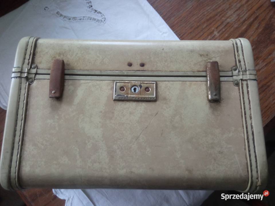 Vintage 1960 Royal Traveller train case Szczecin