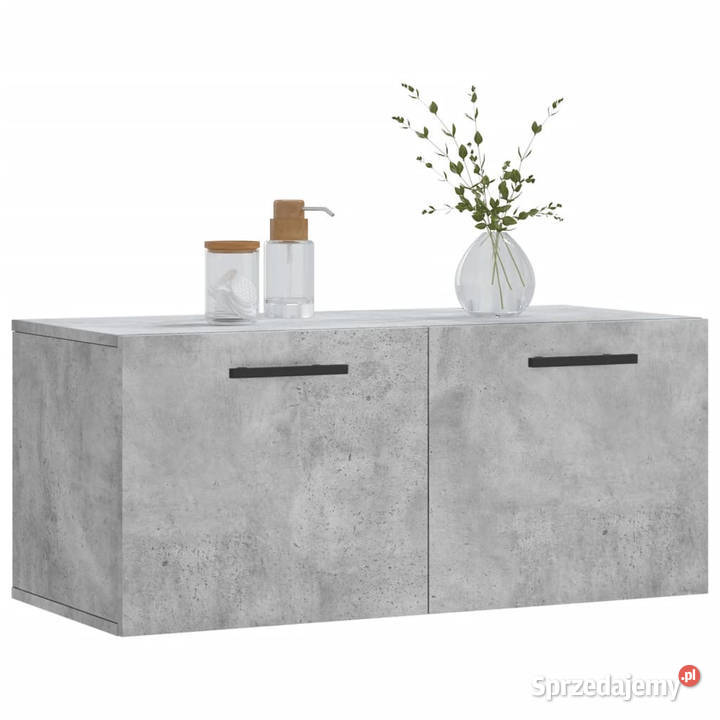 Szafka wisząca szarość betonu 80x365x35 WM830104 Warszawa