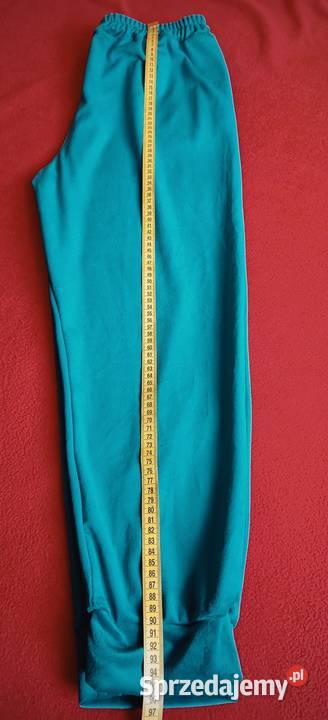 Dres niebieski komplet welurowy wiskoza