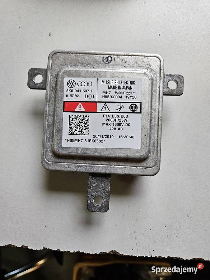 VW AUDI PRZETWONICA MODUŁ XENON 8K0941597F uniwersalne Przetwornice Międzychód