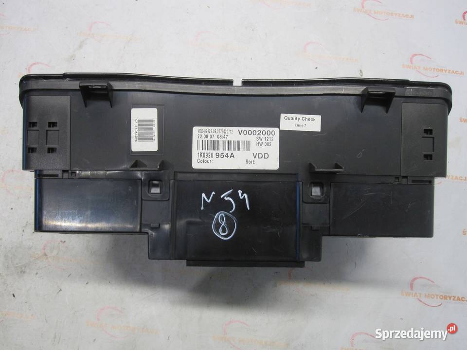 VW GOLF V PLUS 07r licznik zegary 1K0920954A świętokrzyskie Kielce sprzedam