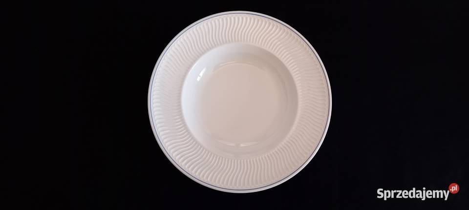 Talerz obiadowy Villeroyboch Filet Bleu Chełm