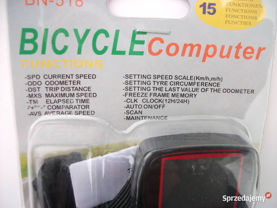 Licznik Prędkościomierz Komputer Rowerowy łódzkie Sieradz