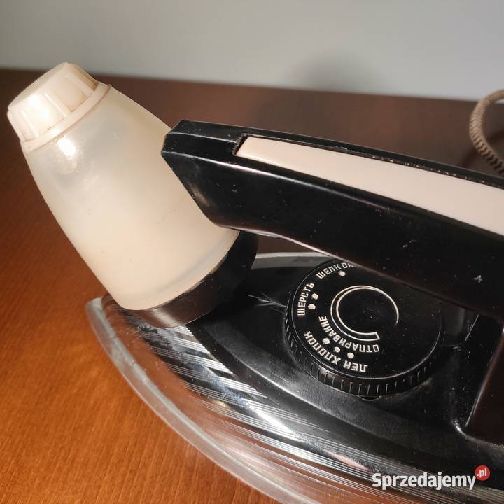 Żelazko parowe stare ZSRR Sosnowiec