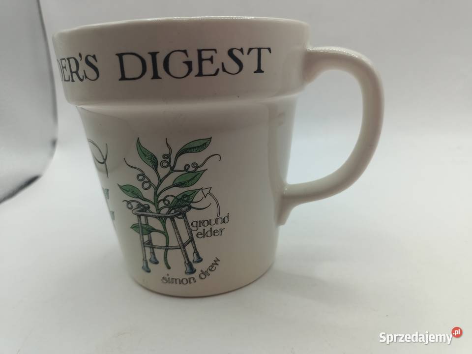 Doniczka osłonka na zioła w kształcie kubka Zamość sprzedam