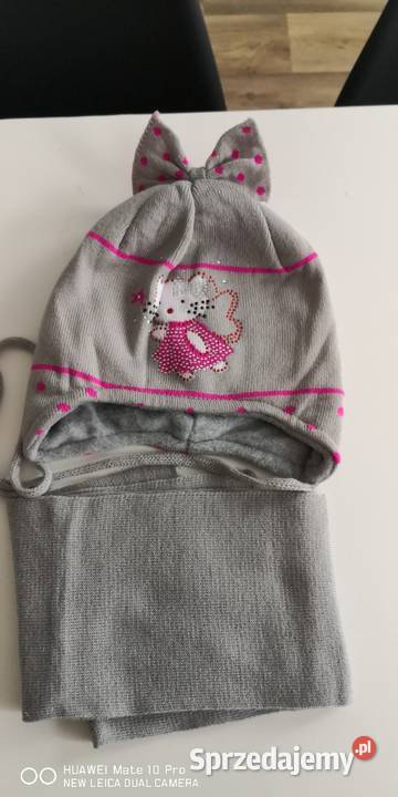 Czapka z szalikiem dziewczynki Piotrków Trybunalski