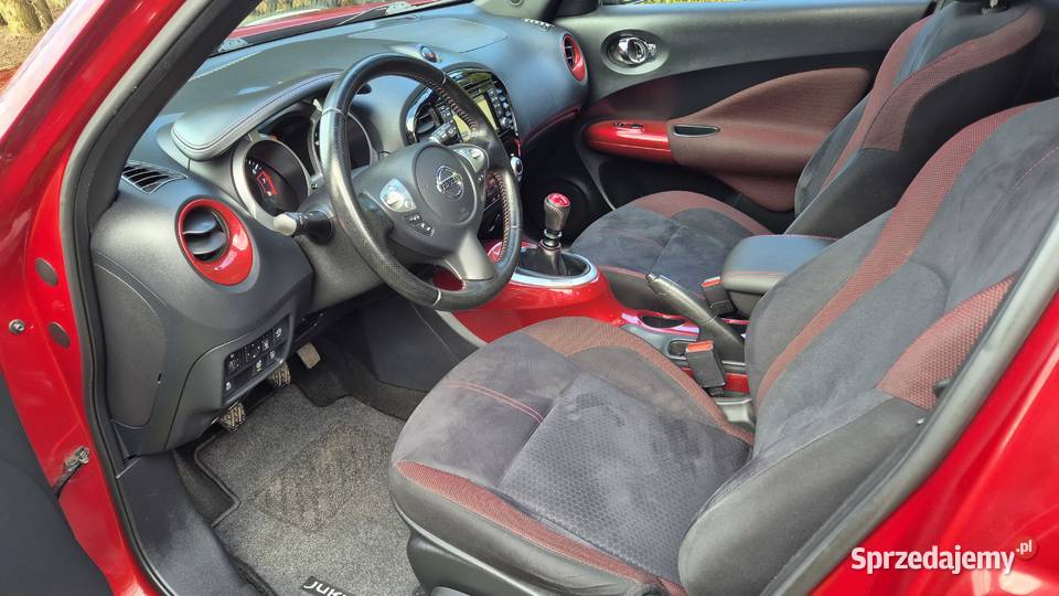 JUKE 12 116 OPŁACONY BEZWYPADKOWY welurowa tapicerka