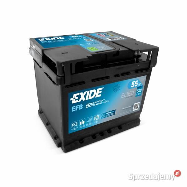 Akumulator Exide EFB 12V 55Ah 540A P L1 EL550 Jelcz-Laskowice