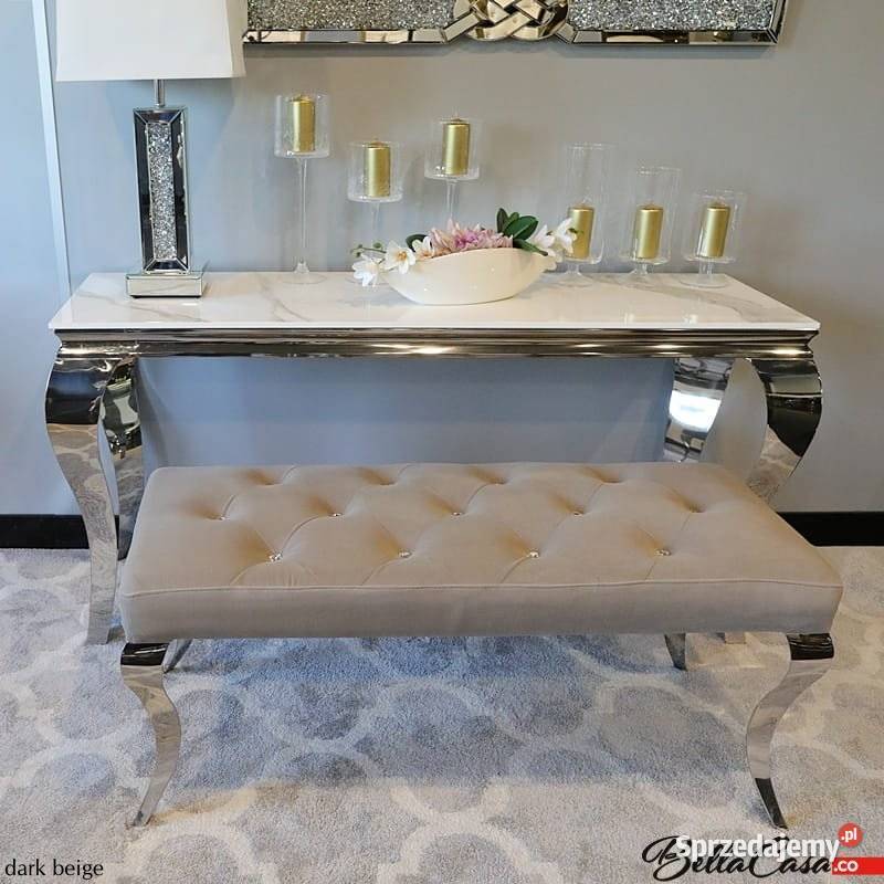 Pufa Ławka Podnóżek Ludwik pikowany RÓŻNE KOLORY Ławki mazowieckie Warszawa