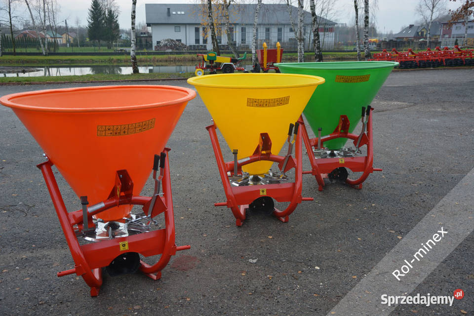 Nowy 1 tarczowy Rozsiewacz do nawozów Lejek 3 Siemiatycze