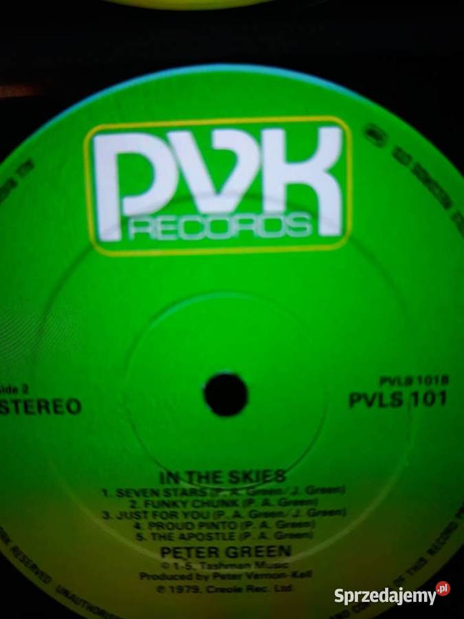 Archiwum blues rocka PETER GREEN In The Skies Rzeszów