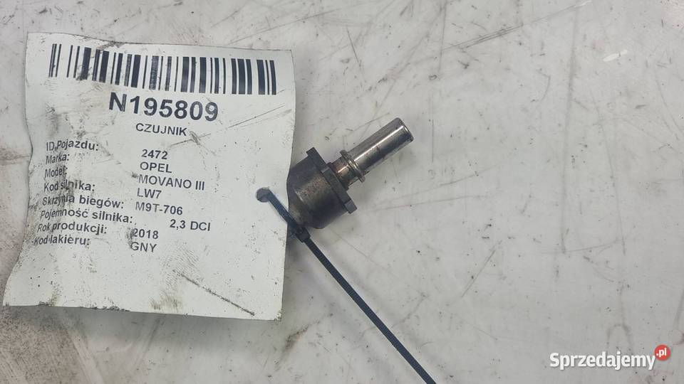 CZUJNIK OPEL MOVANO III Lipno