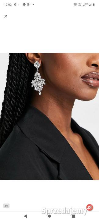 ASOS Bogato zdobione Wytworne kolczyki małopolskie Kraków sprzedam