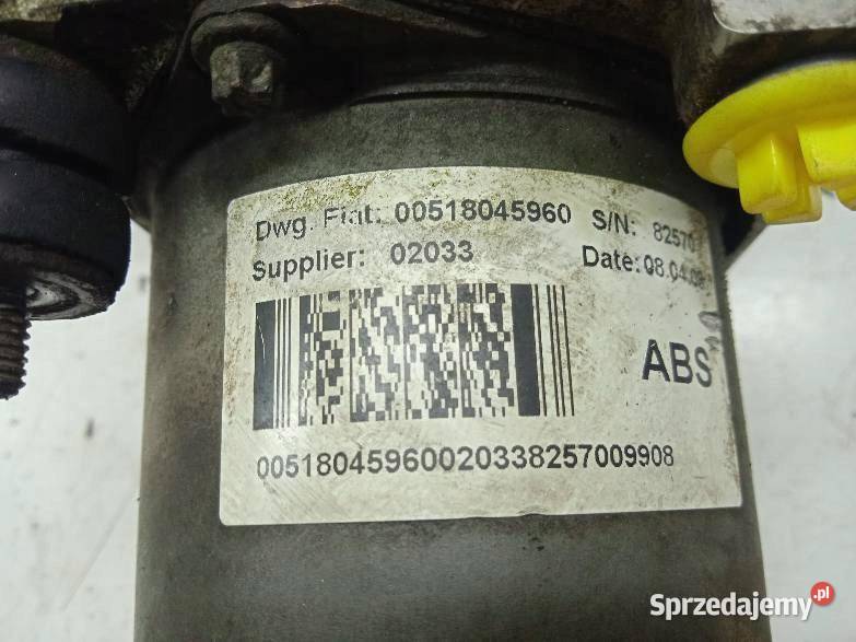 POMPA ABS 026580071 518045960 Citroen Jumper II Układ ABS i ESP