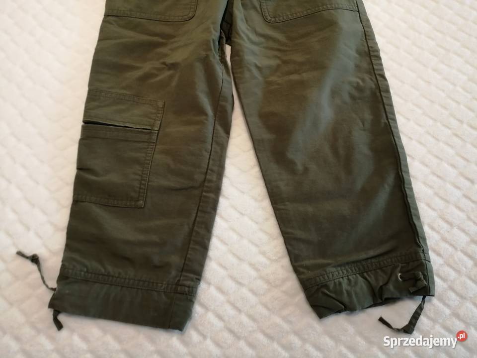 Spodnie bojówki khaki 110 chicco Odzież Czeladź
