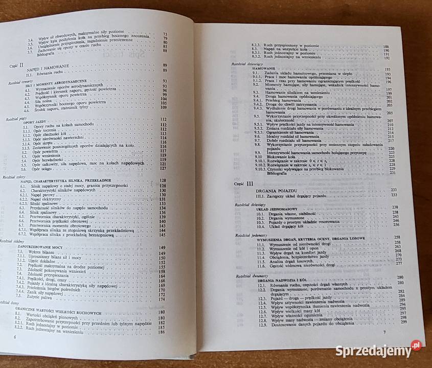 Dynamika samochodu Manfred Mitschke przekład z Włodawa sprzedam