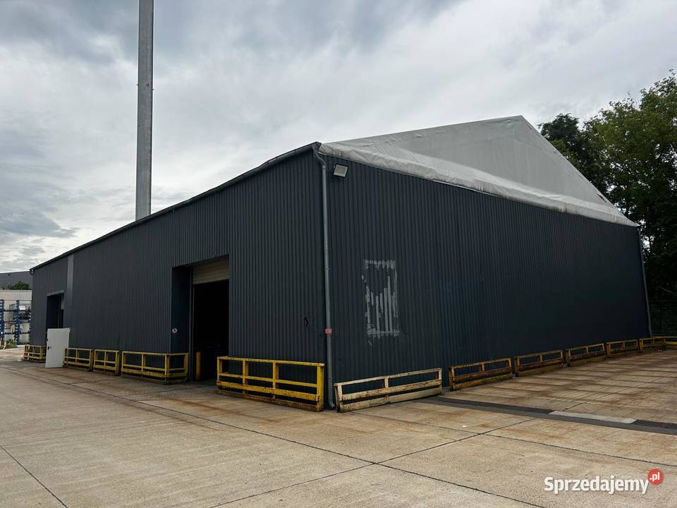 Hala Namiotowa 600m2 SOLIDNA Garaż Gotowa do Sprzedaż Bzinica Nowa