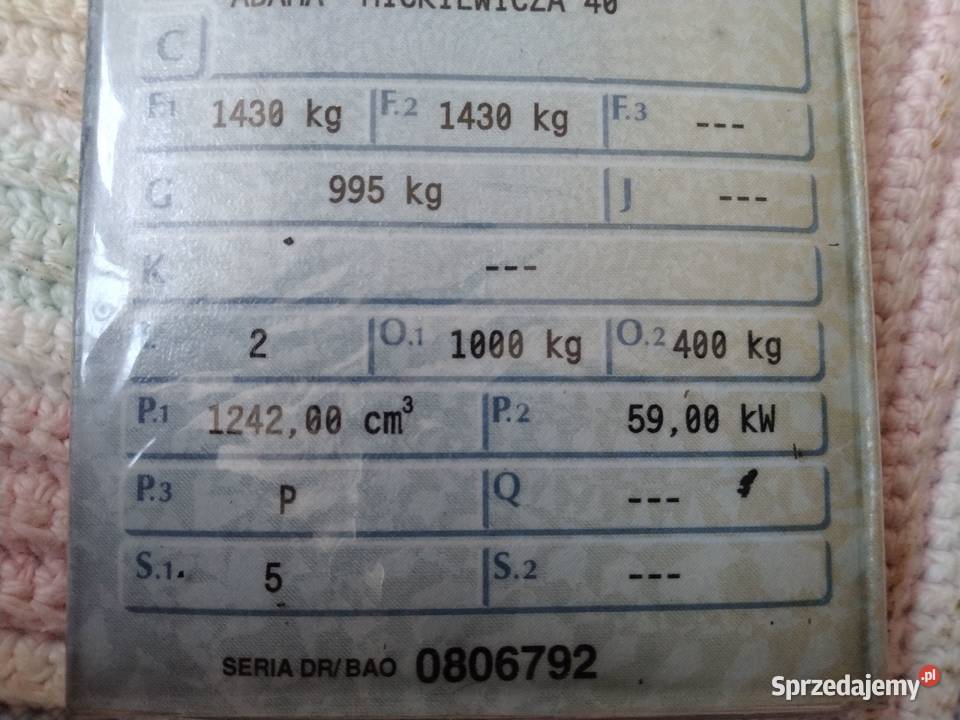 Fiat Punto 2 rozrząd uszkodzony 700 dolnośląskie Jelenia Góra sprzedam