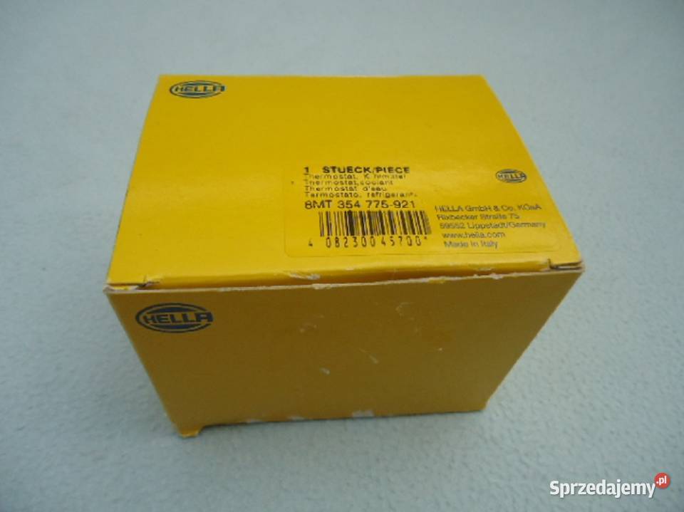 HELLA TERMOSTAT 8MT 354 775921 AUDI SEAT SKODA sprzedam