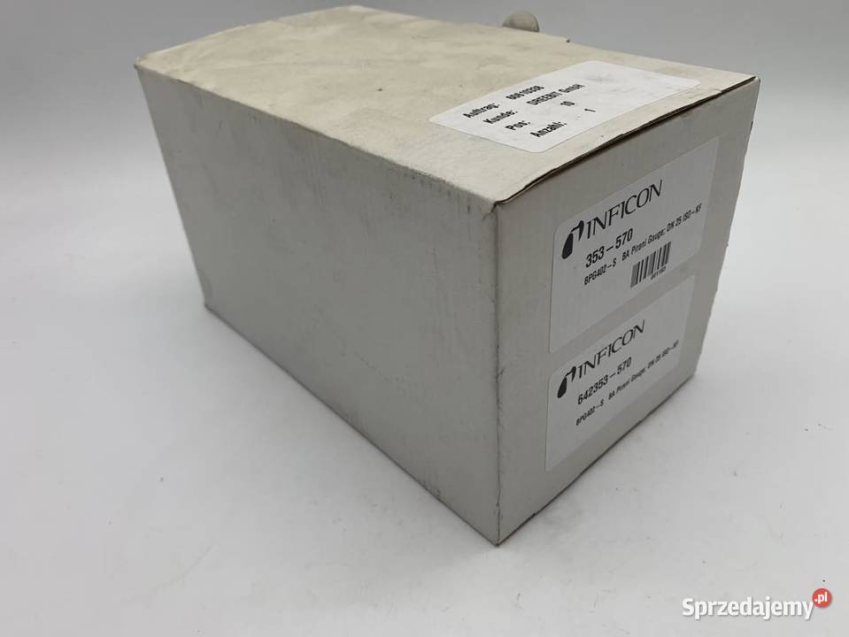Inficon 353570 BPG402S BayardAlpert Pirani Wide Warszawa
