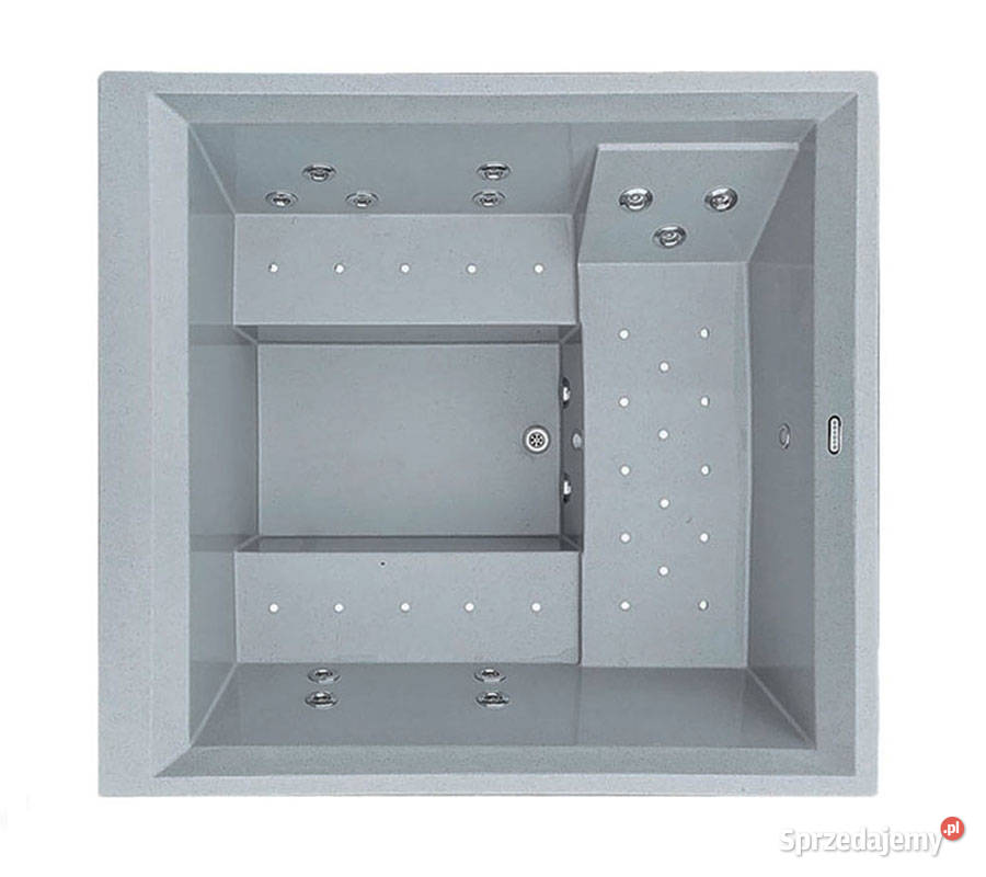 JACUZZI OGRODOWE MODERN 5 W ZABUDOWIE Z DREWNA Z Wrocław