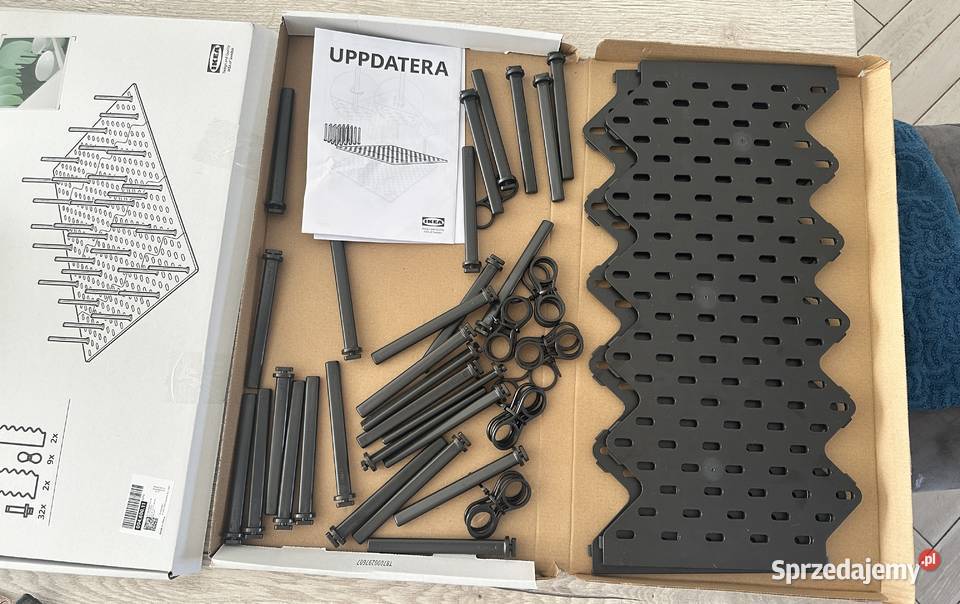 Organizer do szuflad na garnki i pokrywki Ikea czarny Łódź