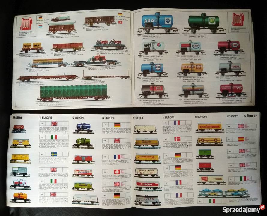 Katalog modeli kolejek Jouef i Lima Warszawa