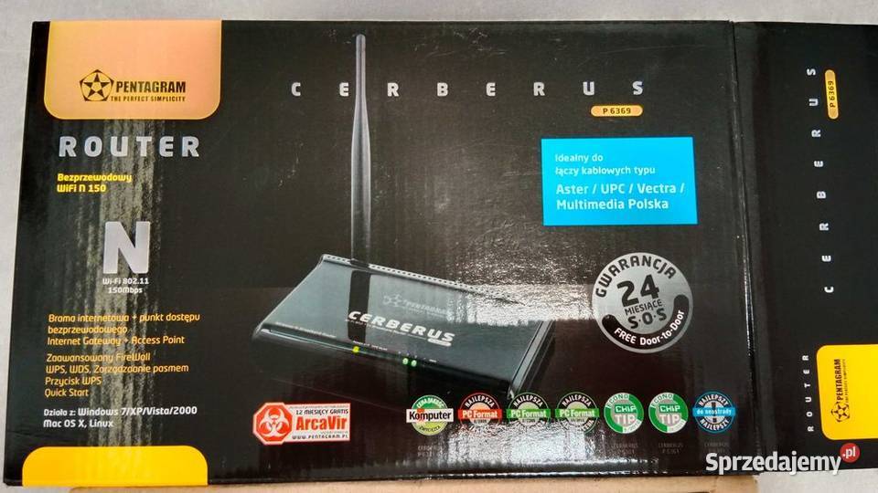 Router bezprzewodowy WiFi 80211n Pentagram Pentagram Ełk