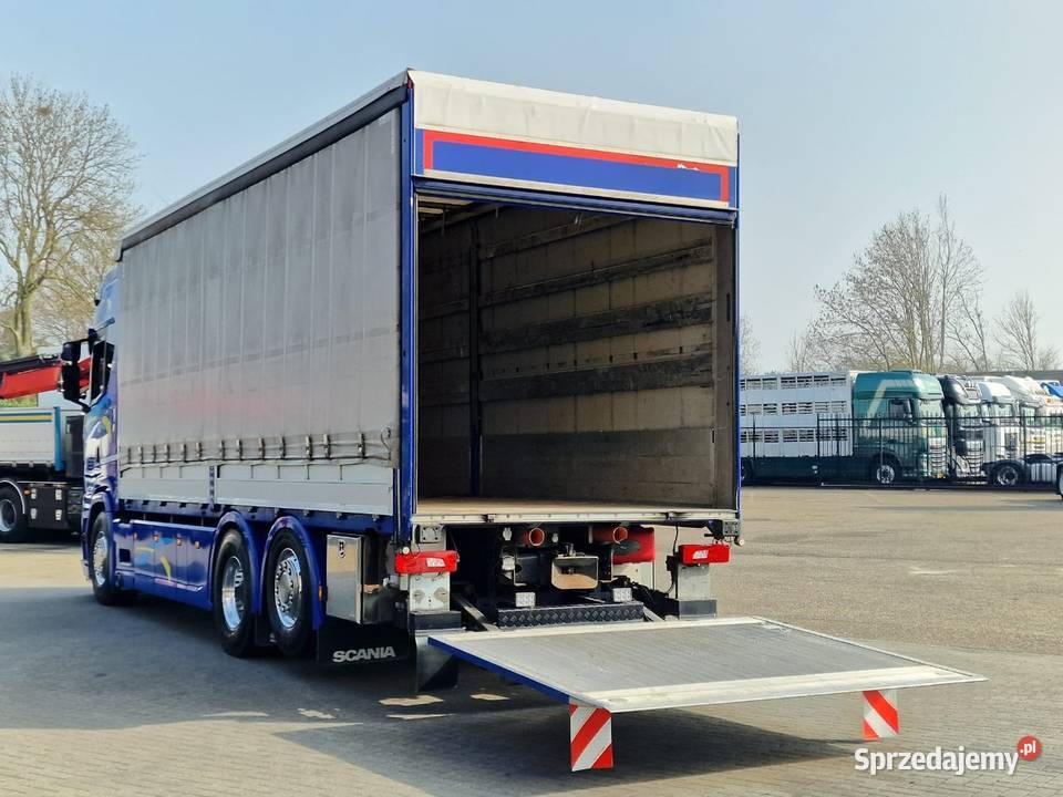 Burto firanka Scania z przyczepa Plandeki