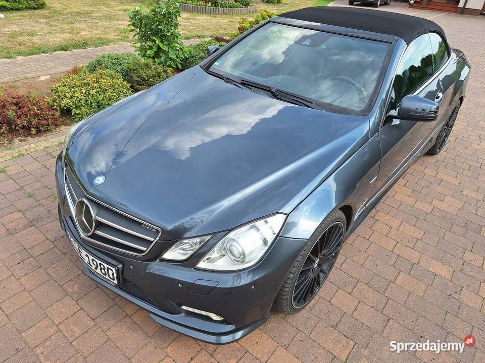 Mercedes E350 Cabrio AMG Bezwypadkowy Super stan Klasa E Drzewica sprzedam
