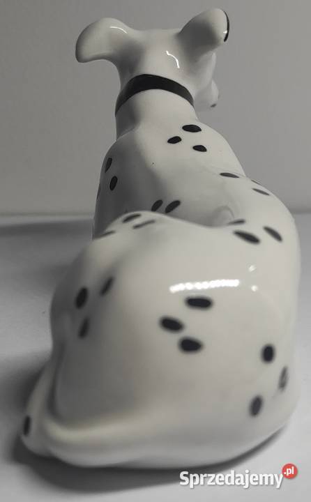 Pies Dalmatyńczyk figurka porcelana Ceroc Warszawa