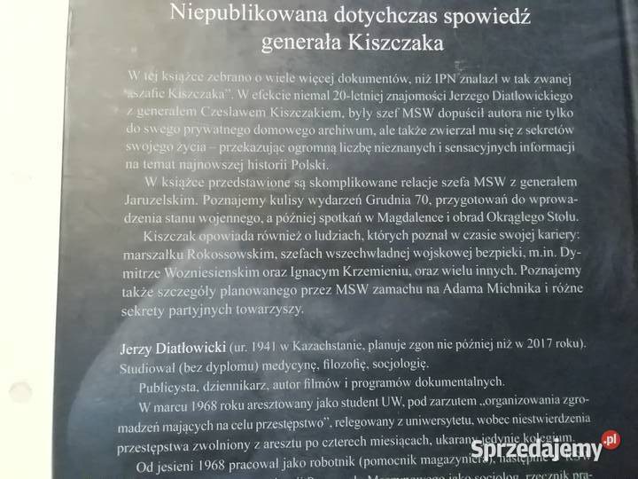 Człowiek honoru CzKiszczak rozmawia z J mazowieckie Radom sprzedam