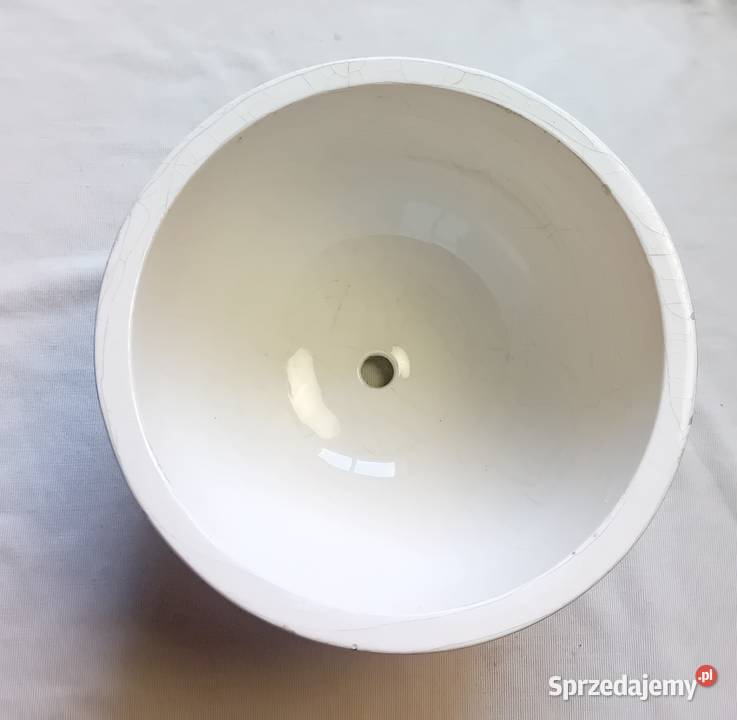 Ceramiczna doniczka w stylu Delft druga połowa