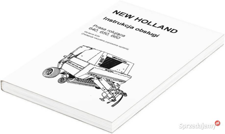 NH TVT Holland Instrukcja katalog napraw obsługi