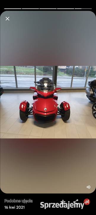 Can am spyder F3 1300 2019r kufry Dębica