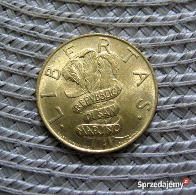 San Marino 200 Lirów 1995r wielkopolskie Kalisz