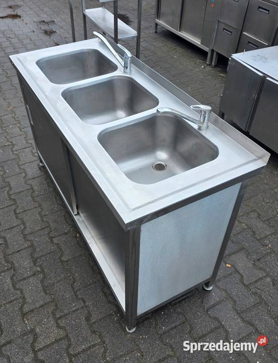 Zlew 3 Komorowy z Szafką Drzwi Suwane 1506085 Nowe Skalmierzyce