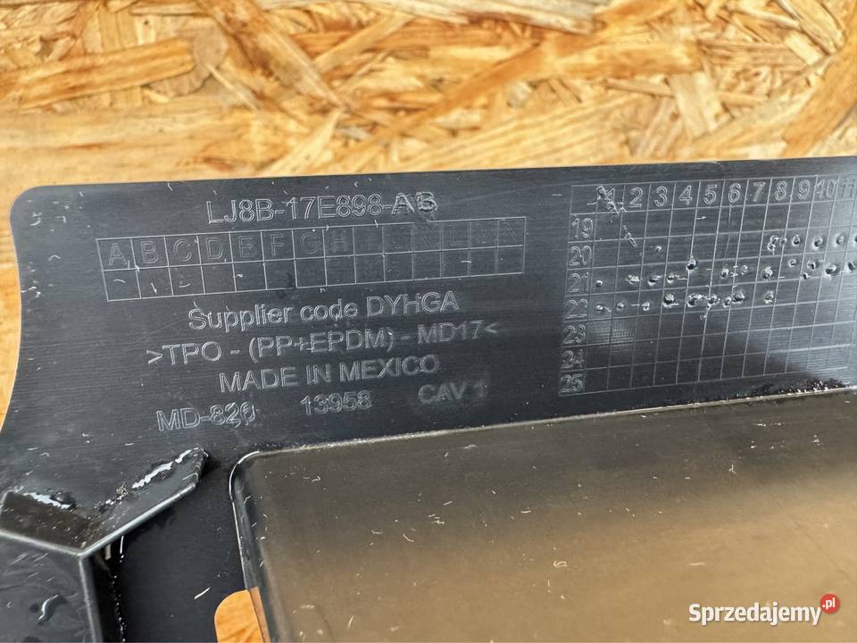 Ślizg wzmocnienie absorber zderzaka przód Sieraków