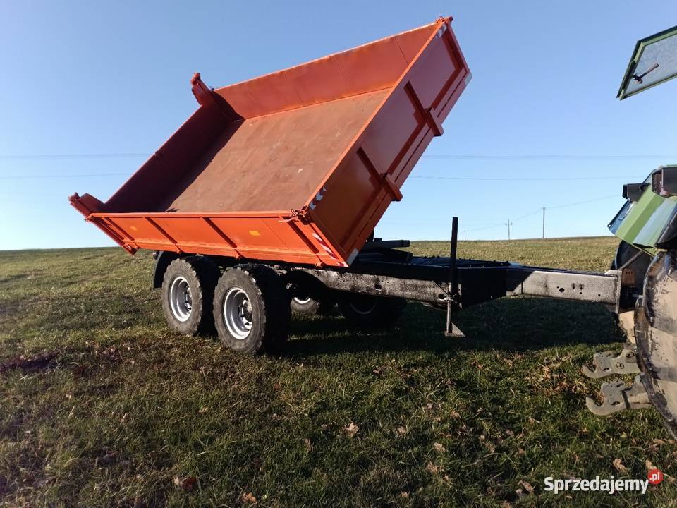 Przyczepą wywrotka 3 strony tandem 4x4 jedyna Iłownica