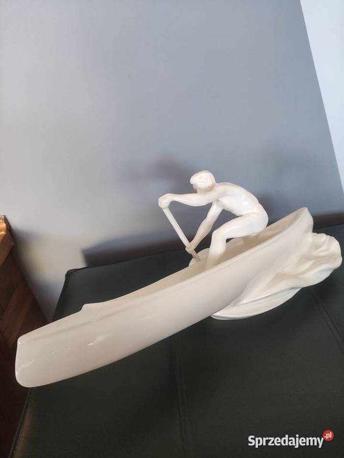 Duża ceramiczna figura Jihokera Bechyn Janów Lubelski