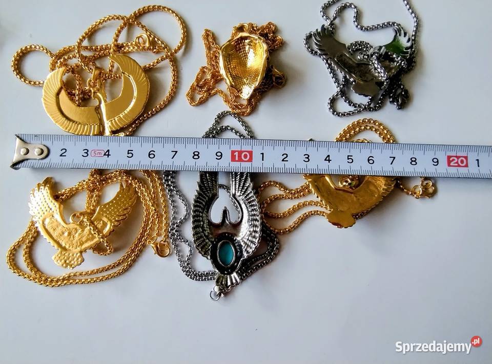 Naszyjniki z wisiorem pozłacane