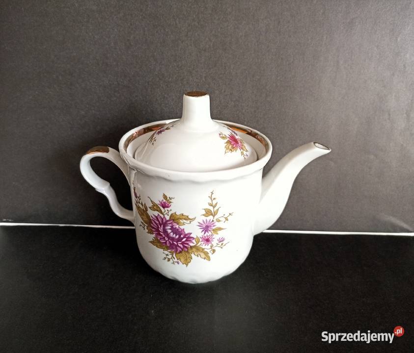 Czajniczek imbryk do herbaty kawy w kwiaty 05l łódzkie Bełchatów